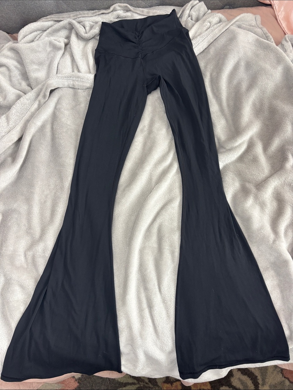aerie Black Flare Yoga Pants